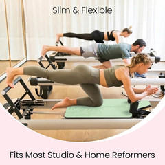 Pilates Reformer Mat Non Slip – Washable Reformer Mat Cover with Grip Socks & Me