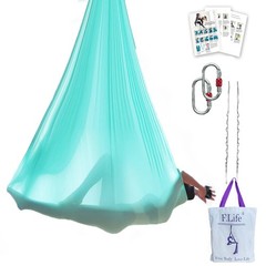Aerial Yoga Hammock 6.5 yards Premium Aerial Sling Silk Fabric Yoga Swing for…