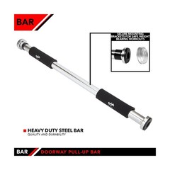 JFIT Deluxe Multi Exercise Doorway Pull-Up Bar with Comfort Grips, 40-Inch