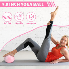 Pilates Ring Circle Set 18 Pcs Exercise Equipment Accessories for Women Workouts