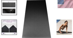 36″ x 78″ Tear-Resistant Workout Mat – Waterproof & Easy to Clean for Fitness