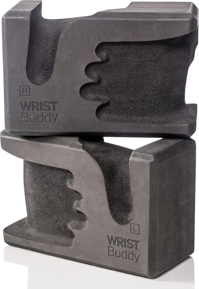 WRIST Buddy Yoga Blocks Gray 2pk | Reduces and Prevents Wrist Pain, Comfort 19z