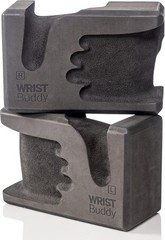 WRIST Buddy Yoga Blocks Gray 2pk | Reduces and Prevents Wrist Pain, Comfort 19z