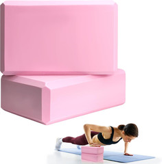 Pcs Yoga Blocks, “X6″X3” Foam Blocks Yoga Props for Pilates Stretching and Medit