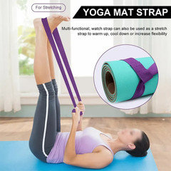 Portable Yoga Mat Strap Belts Adjustable Storage Ties Sports Sling Shoulder Carr