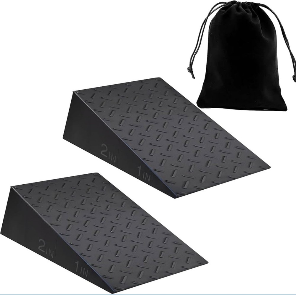 Squat Wedge – 2 Inch Heel Elevated Slant Board for Squats | Calf Stretch