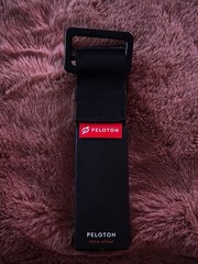 PELOTON Yoga Strap Black Nylon Adjustable 10′ x 1.5″ Metal Buckles Durable NEW