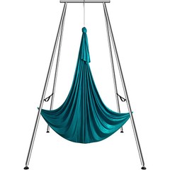 VEVOR Yoga Swing Stand Hammock Aerial Silk Kit 551.15 lbs Load Yoga Frame Green