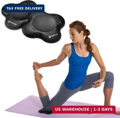 Gaiam Yoga Knee Pads (Set of 2) – Yoga Props and Accessories for Women/Men Cushi