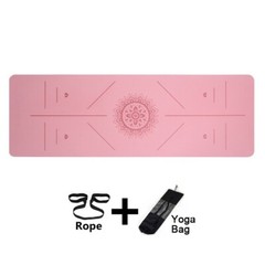 Non slip fitness and exercise yoga mat