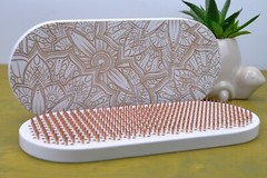Sadhu Board ” Mandala&Flowers” Copper Nails 10 mm/0.4 inch