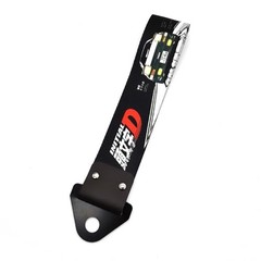 1pcs Initial D JDM Racing Style Trailer Strap with Car Decoration Accessories