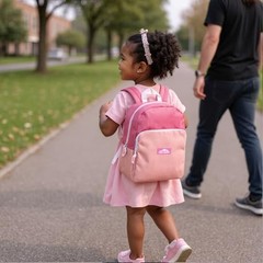 15 Inch Backpack for Girls, Preschool, Elementary & Middle School Pink