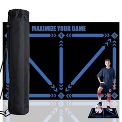 Pure Vie Anti-Slip Soccer Training Mat, Equipment Blue