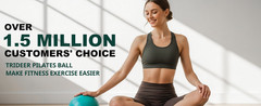Exercise Ball for Yoga, Pilates & Fitness – Stability Ball Equipment for Home