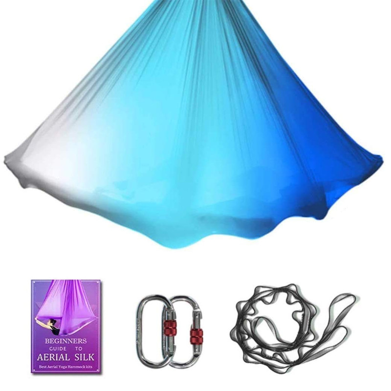 Sycyka Aerial Yoga Hammock L5M W2.8M Aerial Pilates Silk Yoga Swing Set 2000