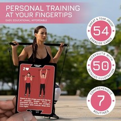 Engaging Pilates Workout Cards Deck – Bodyweight Fitness for All Levels