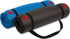 1/2 Inch Non-Slip Exercise Mat with Carry Strap for Men & Women – Thick Foam Sur