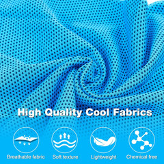 Cooling Towels Bulk 30 Pack Microfiber Sport Neck Face Towels for Yoga Running