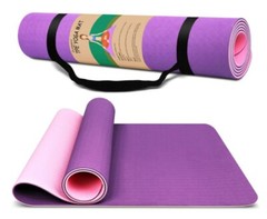  Dralegend TPE Yoga Mat: Purple/Pink Classic 1/4 inch 