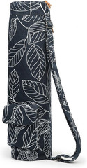 Canvas Yoga Mat Bag with Adjustable Strap & Pockets, Full-Zip Travel Gym Tote fo