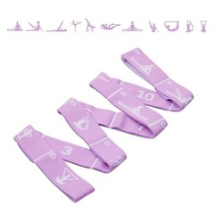 12 Loops Extra Long Yoga Stretching Band for Adults and Tall People, Purple