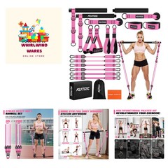 Luxury Pilates Tool Set – Compact & Portable with Progressive Resistance Bands