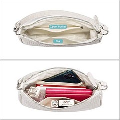 Shoulder Bags for Women, Retro Classic Tote HandBag Crocodile Pattern 1 White