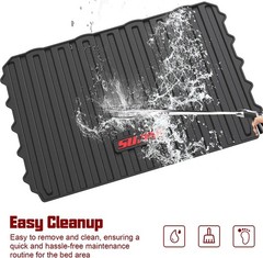 Heavy Duty Rear Cargo Mat for Polaris Ranger 1000 XP Crew 2018-2026 Bed Liner