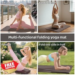 onlyhe Yoga Mat 8mm Thick Light Brown Beige