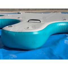 NEW DWF 9’6″ Inflatable Yoga Dock Platform For Yoga Fitness Ocean Sea