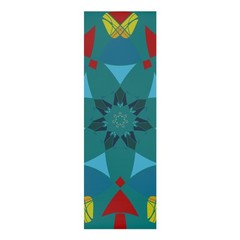 Vibrant Foam Yoga Mat Colorful Exercise Home Studio Yoga Relaxation Meditation
