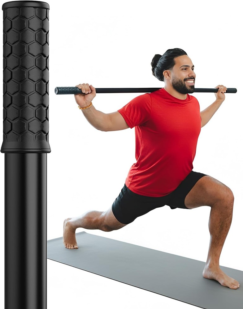 5ft Bamboo Stretching Stick with 20+ Video Tutorials