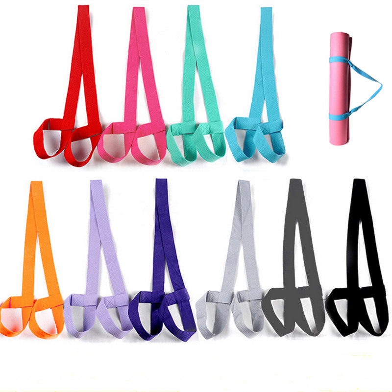 Adjustable Yoga Mat Sling Holder Fitness Exercise Carry Strap Belts for Outdoor