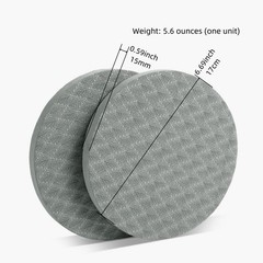 Yoga Knee Guard Foam Pilates Support Round Pads Anti Slip Fitness Mat 2 PCS