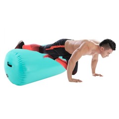 Gymnastics Air Roller for Balance Training PVC Foldable Exercise Equipment Green