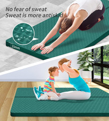 Nuveti Large Exercise Mat – 15Mm/20Mm/30Mm Thick Yoga Mat | Workout Mat for Fitn