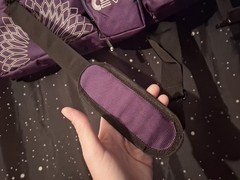 Evo Yoga Matt Carrying Bag Lots of Pockets Water Bottle Slot Purple