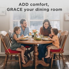 AddGrace Chair Cushions for Dining Chairs Set of 2 Windsor Kitchen Seat Cushi…
