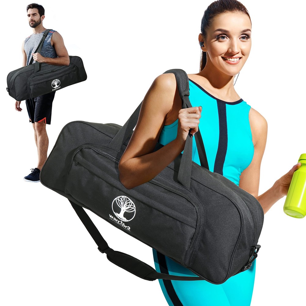 Yoga Mat Bag Carrier with 8-Pocket & Wet Pocket, Vent | Large Yoga Mat Holder…