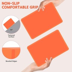Yoga Block – Supportive Latex-Free Eva Foam – Soft Non-Slip Surface with Beveled