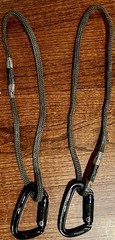 Lot Of 2 Aerial Yoga Hammock Hitches And Carabiners!! Mostly Unused! Fast Ship!!