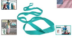 Yoga Stretch Strap Light Green 73 Inch Physical Therapy Exercise Pilates