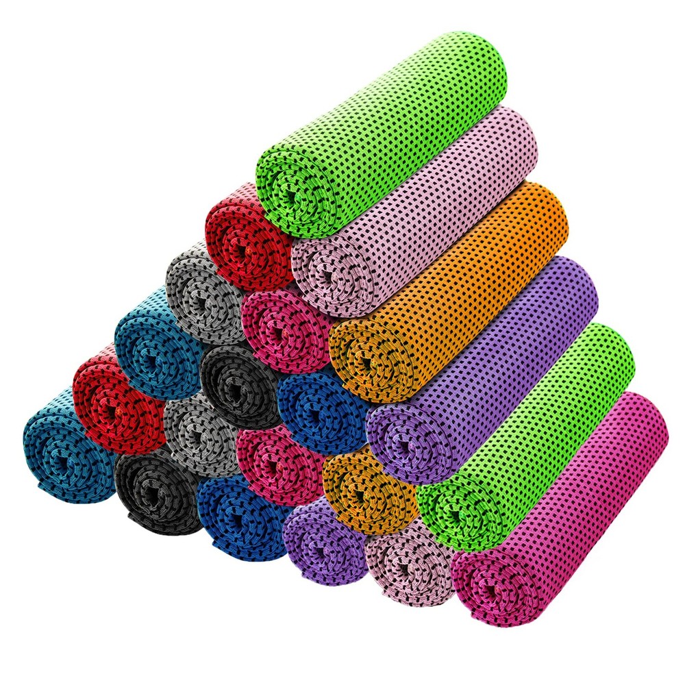 Ponpon 30pcs Cooling Towel Ice Towels for Neck Small, 30 Packs