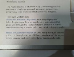 PILATES The Authentic Way Book and DVD Box Set by Dina Matty and Keft Burdell