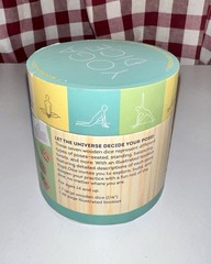 Yoga Dice Thousands of Possible Combinations Poses 7 Wooden Dice