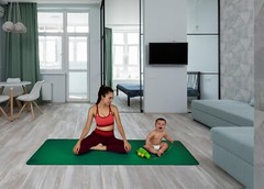 Premium XL Yoga Mat 84″ x 30″ – Ideal for Intense Workouts & Hot Yoga