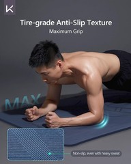 Large Yoga Mat 79″x39″ for Men, 7mm Extra Thick & Oversized Exercise Mat, Non…