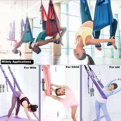 Tchrules Leg Stretcher Strap & Backbend Training Belt w/ Door Anchor Flexibility