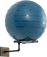 Wall Mounted Stability Ball Rack, Yoga and Exercise Ball Holder Stand with